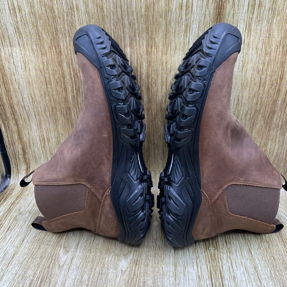 KEEN Anchorage III Waterproof Chelsea Boots Men's Size 14 Brown Leather Thermal - Picture 7 of 9